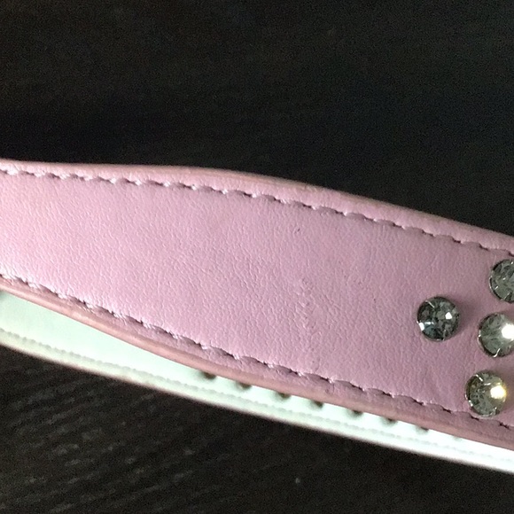 Pink 18 inch Rhinestone Dog Collar - Picture 3 of 3